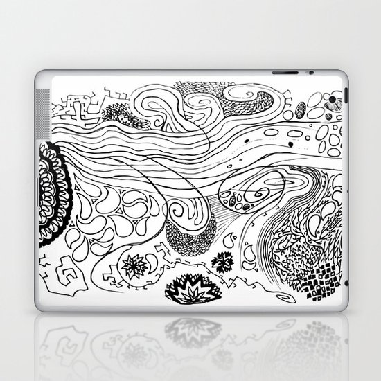 Geometric Stream Laptop & iPad Skin