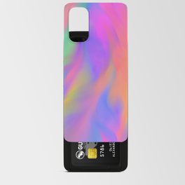 Neon Flow Nebula #1 Android Card Case