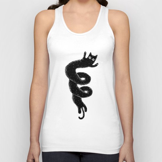 Twisted cat Unisex Tank Top