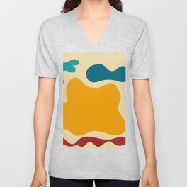 3 Abstract Shapes  211229 V Neck T Shirt