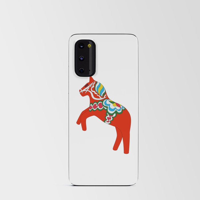 Jumping Swedish painted horse Android Card Case