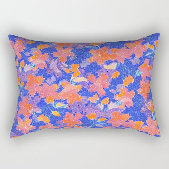 Japanese Garden: Blossoms LT Rectangular Pillow