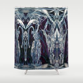 goth nature by knoetske Shower Curtain