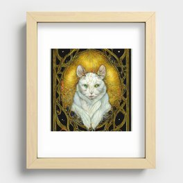 Witch's Alley Cat Recessed Framed Print