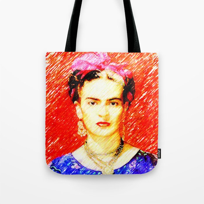 Looking For Frida Kahlo Tote Bag By Madalenalobaotello
