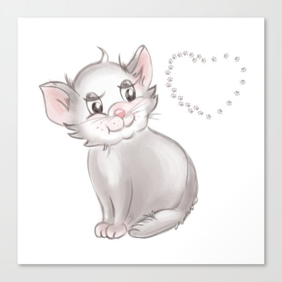 Kitty Canvas Print