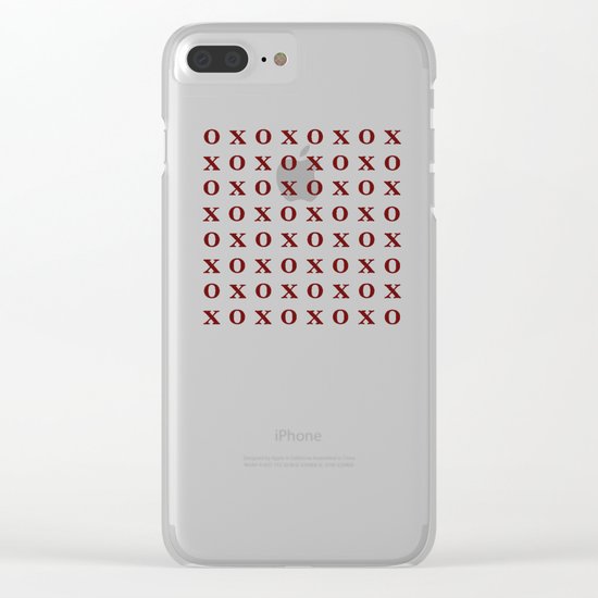 XOXO Clear iPhone Case