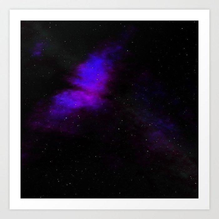 Space The Final Frontier Art Print By Milkywaykid Society6
