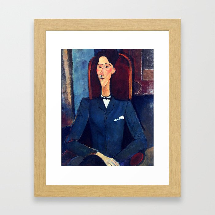 Amedeo Modigliani "Jean Cocteau" Framed Art Print