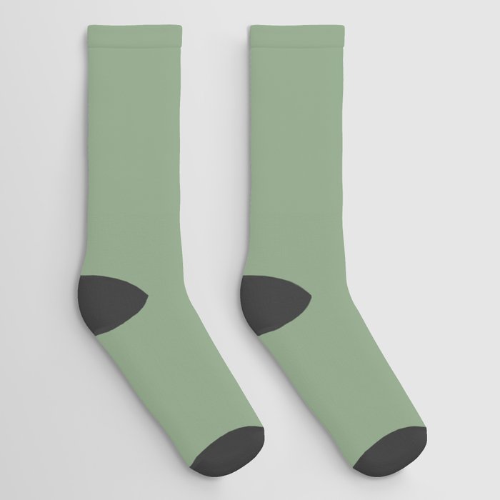 Sage Green- Solid Color Socks