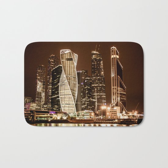 Moscow city Bath Mat