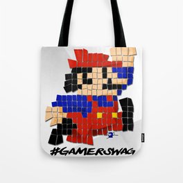 Pixel Mario Tote Bag
