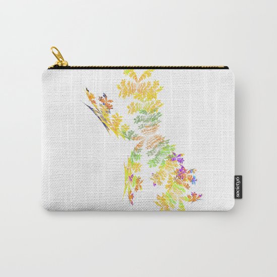 yellow butterfly Carry-All Pouch