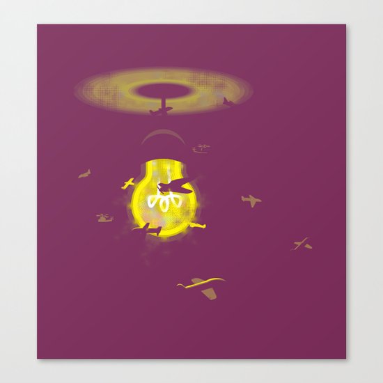 Around the Lamp Canvas Print