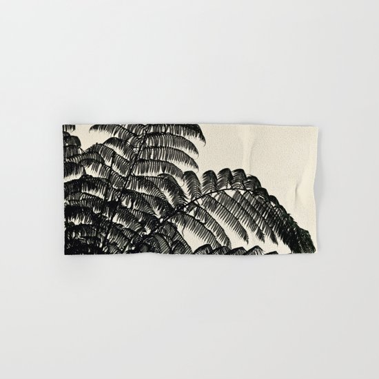 Palm Fan Hand & Bath Towel