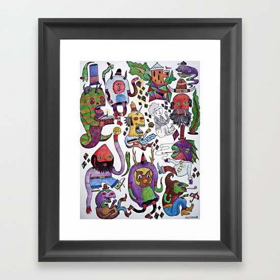 Self Portrait Framed Art Print