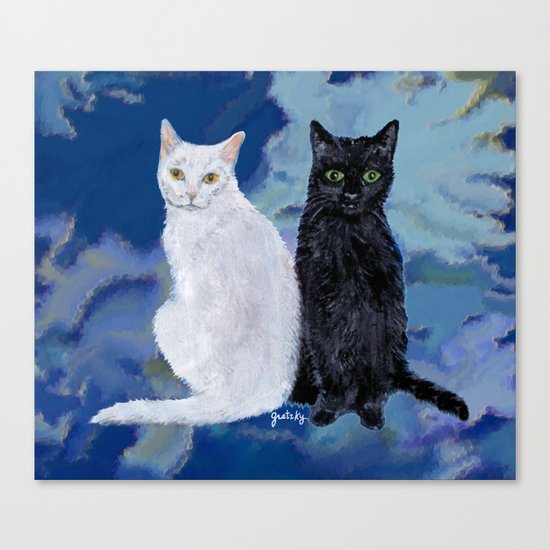 Kingston and Midnight Canvas Print