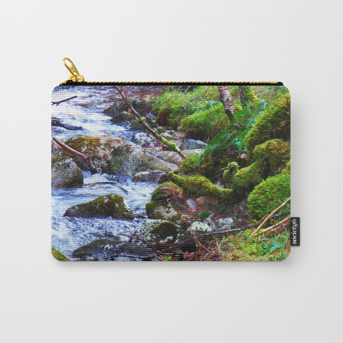 Scottish Rivers Edge in Expressive  Carry-All Pouch