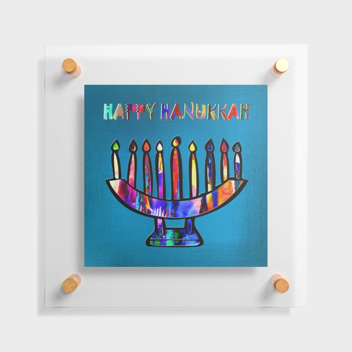 Happy Hanukkah! Floating Acrylic Print