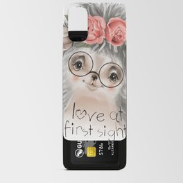 Hedgehog Love at First Sight Android Card Case