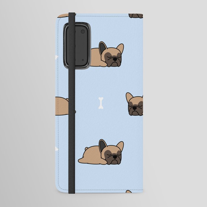Cute Sleeping French Bulldog Android Wallet Case