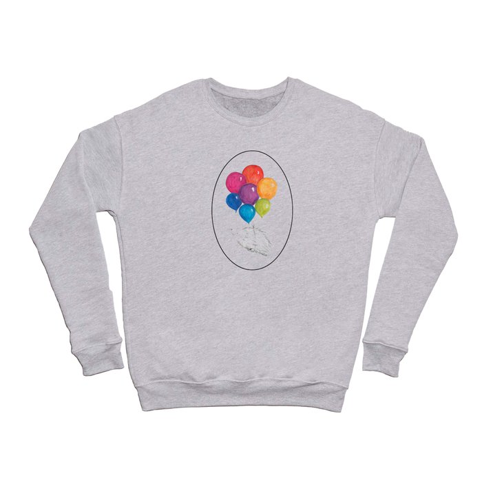 Soar - Rainbow Balloon Hedgehog Crewneck Sweatshirt