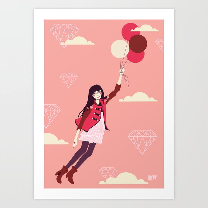 Lucy in the Sky Art Print