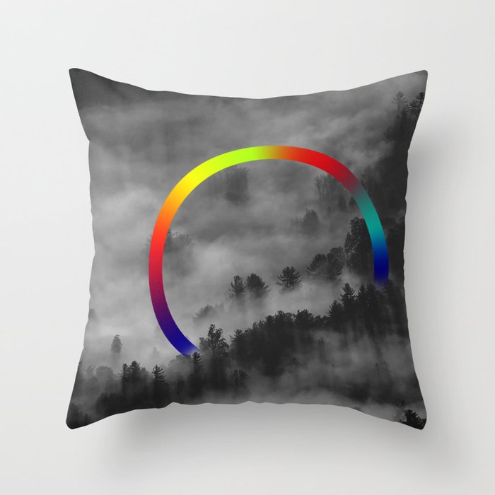 rainbow Throw Pillow