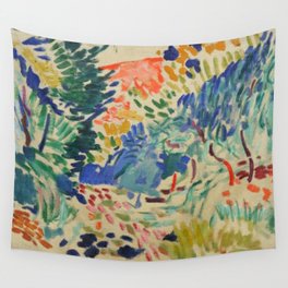 Henri Matisse Landscape At Collioure Wall Tapestry
