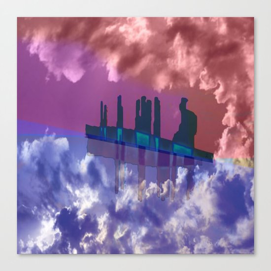 To Venus in a Ship / 28-10-16 Canvas Print