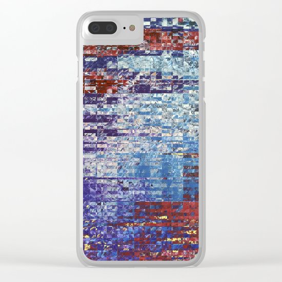 Abstract 127 Clear iPhone Case