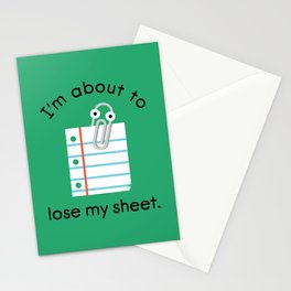 Getting Bent Out of Shape Stationery Card