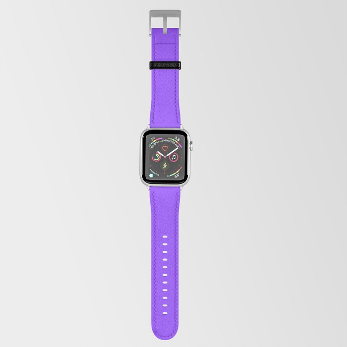 Cheap Solid Deep Aztec Purple Color Apple Watch Band by PodArtist