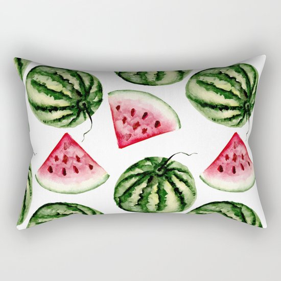 Watermelon pattern. Rectangular Pillow