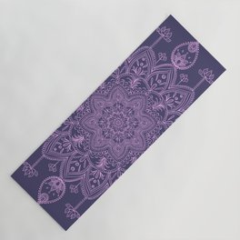 Pink Floral Yoga Mat