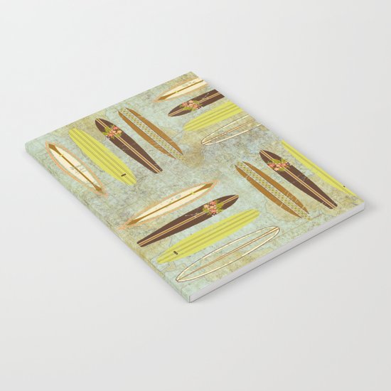 Surf Pattern 4 Notebook