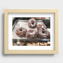 Dusty Donuts Recessed Framed Print