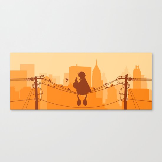 Too Big For The City Canvas Print