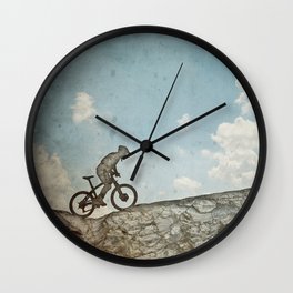 Mountain Biking Wall Clock