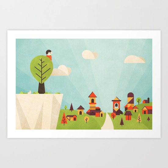 Zacchaeus (by Dominic Flask) Art Print