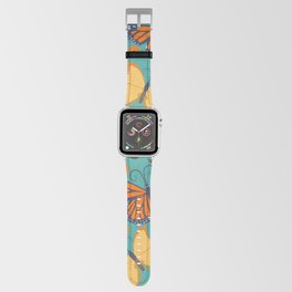 Colorful Butterflies Pattern Apple Watch Band