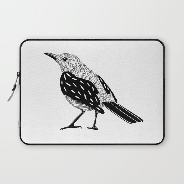 Black bird Laptop Sleeve