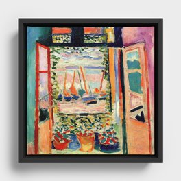Henri Matisse The Open Window Framed Canvas