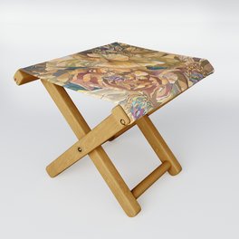 Safe From Striving (Rest Here) Folding Stool