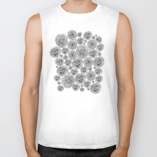 FLOWERY FLOWERS Biker Tank