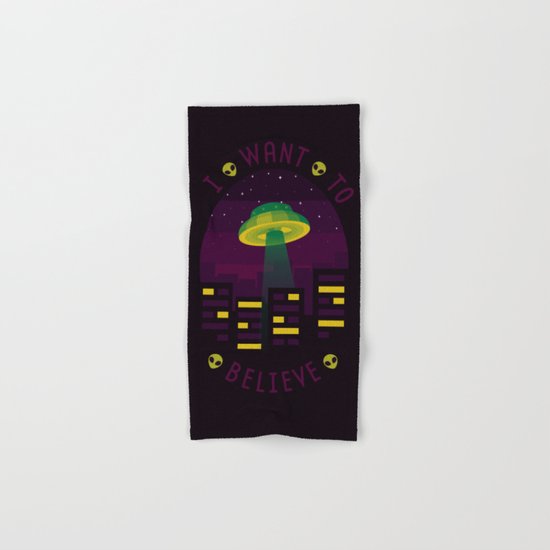 I WANT TO BELIEVE Hand & Bath Towel
