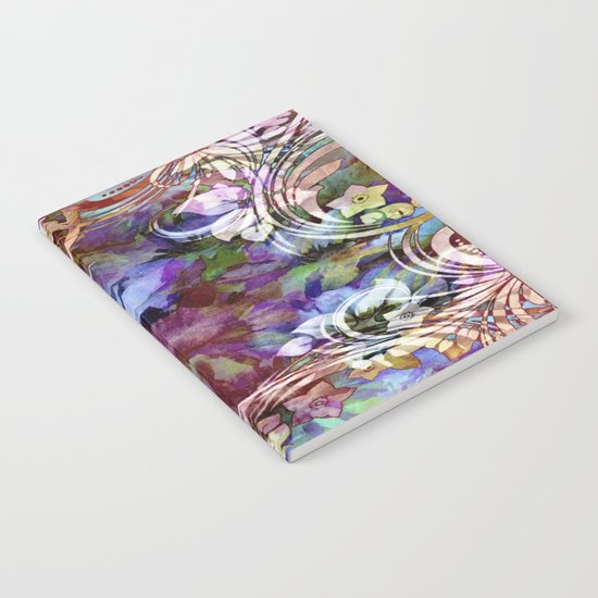 Fancy Midnight Floral Notebook