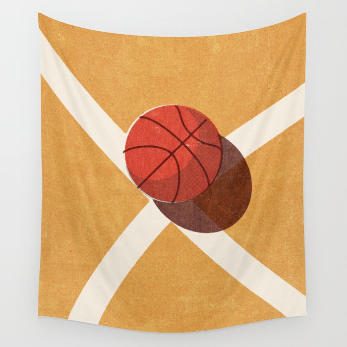 BALLS / Basketball (Indoor) Wall Tapestry