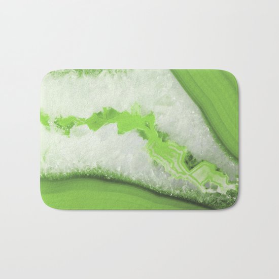 Greenery Agate Bath Mat