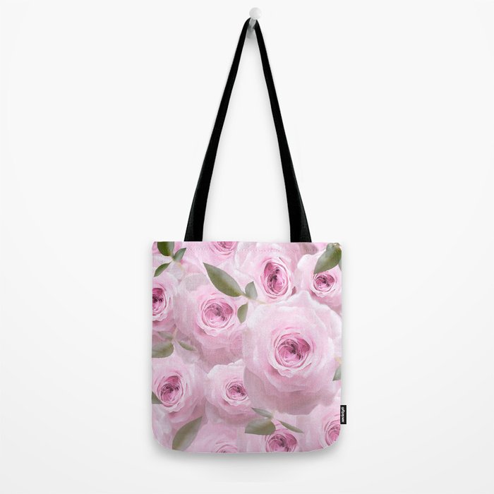 Pink Roses - Romantic mood - #Society6 #buyart #pivivikstrm Tote Bag by ...